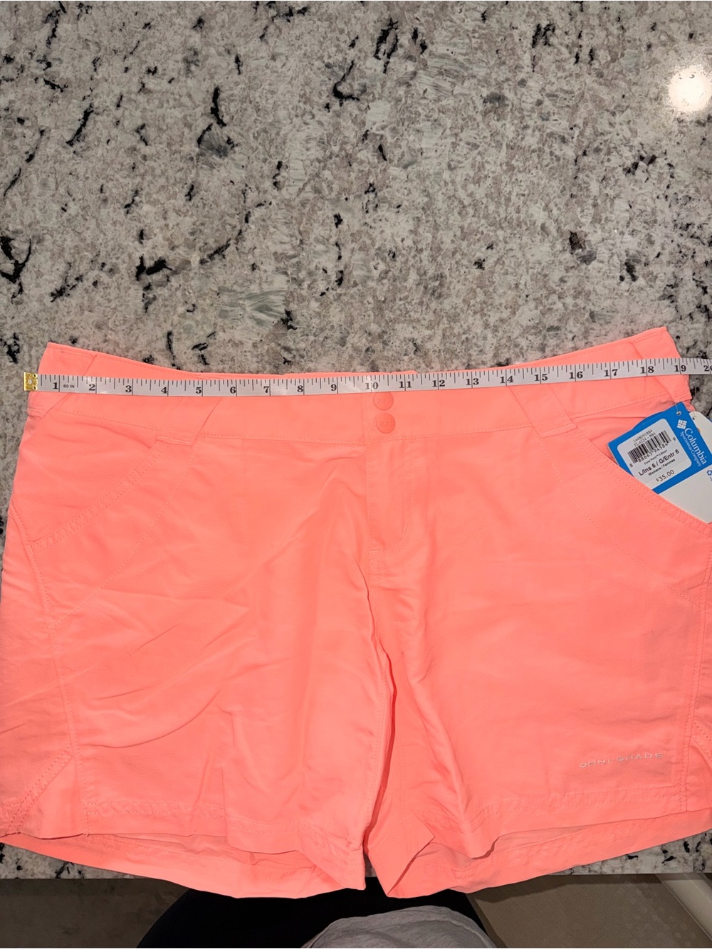 Columbia Coral Omni-Shade Hiking Shorts Women’s Outdoor Fishing Trail Shorts L - Picture 14 of 14